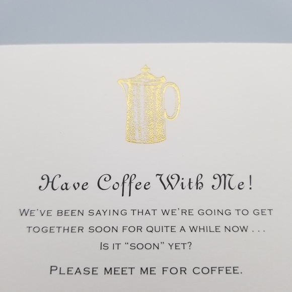HAVE COFFEE WITH ME! Invitations by Studio Z - Picture 2 of 4